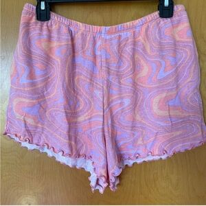 Colsie Pink and Purple Patterned Shorts